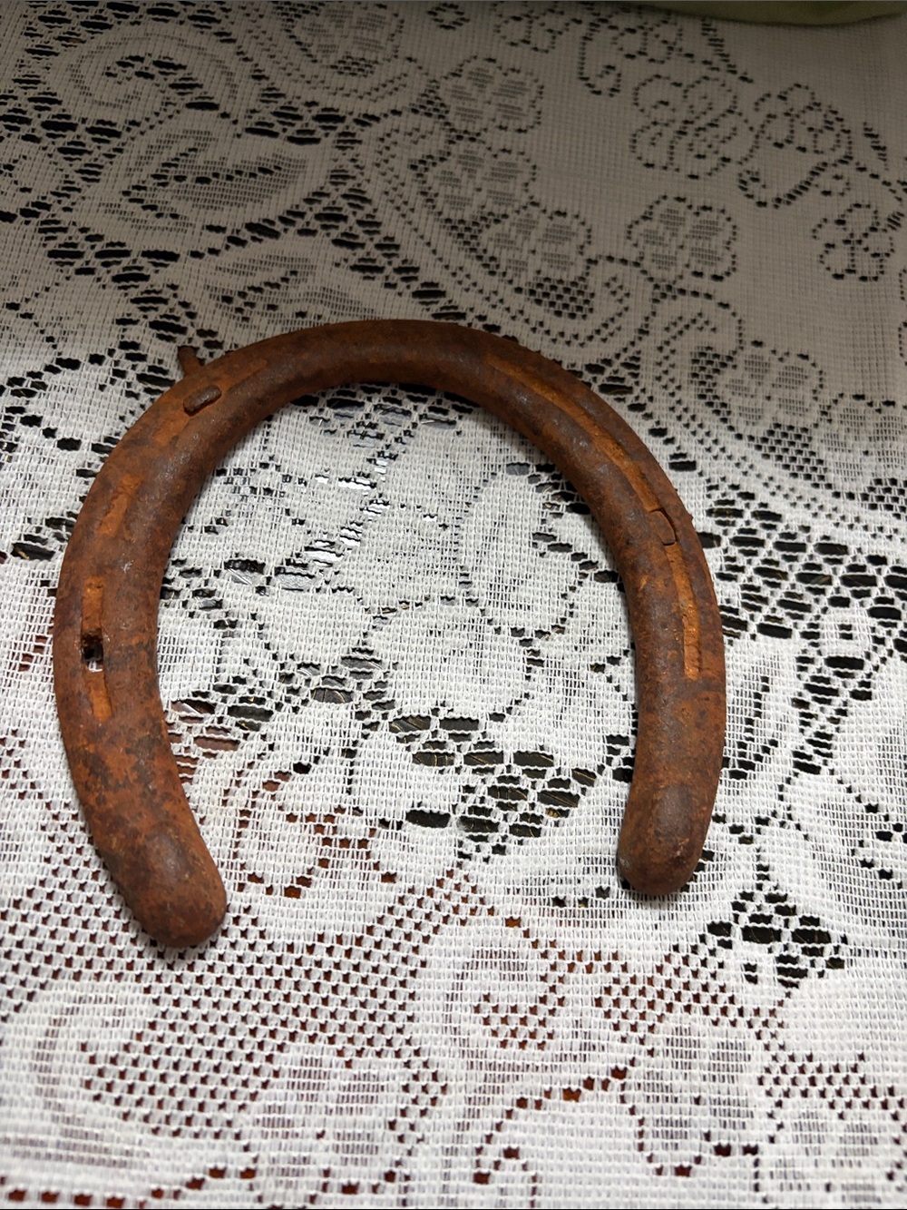 Rustic Brown Horseshoe Vintage Amish Farmhouse